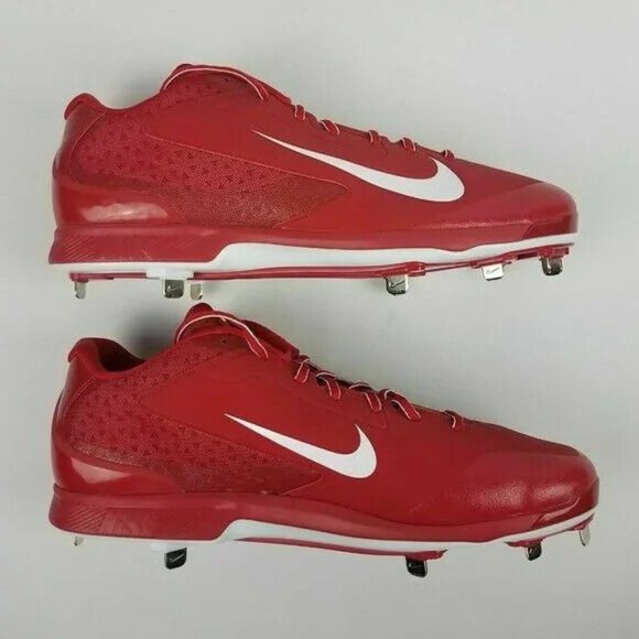 Nike Air Huarache Pro Low Metal Baseball Cleats Men Size 16 Red White 599233-611 main image 3